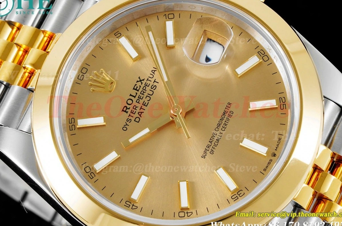 King Stk 126303 41mm YG SS VR3235 Gold Datejust Jubilee 904L 0426